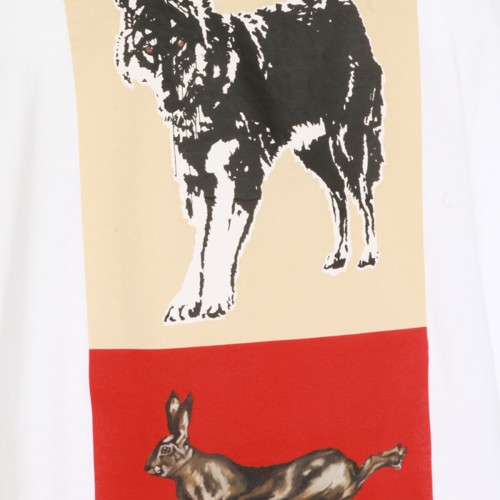 WHITE COTTON T-SHIRT