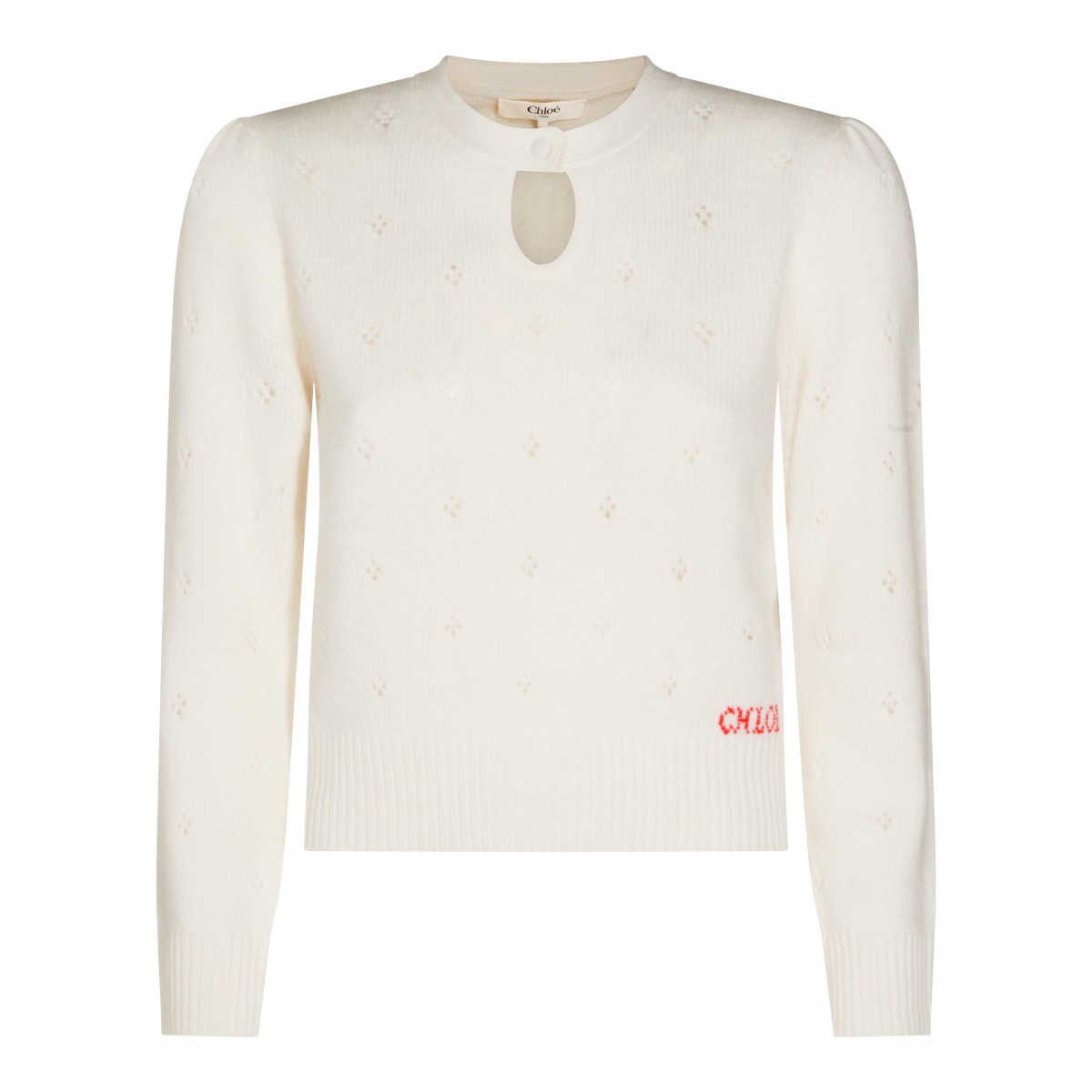 WHITE WOOL KNITWEAR WHITE WOOL KNITWEAR