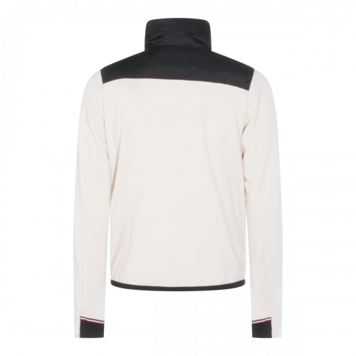 WHITE AND BLACK DOWN JACKET