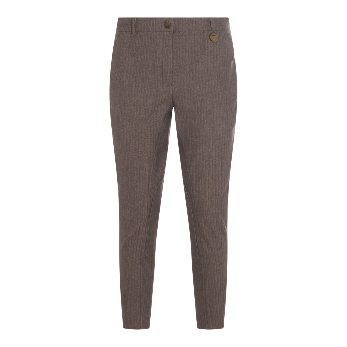 BROWN COTTON PANTS BROWN COTTON PANTS