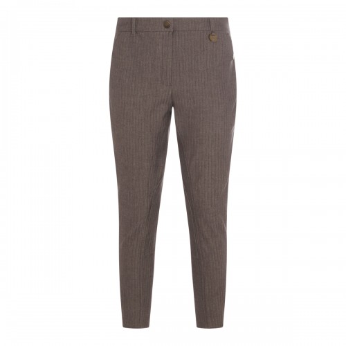 BROWN COTTON PANTS