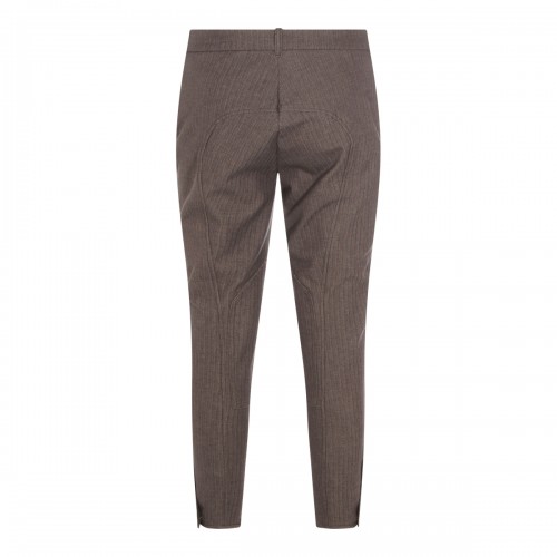 BROWN COTTON PANTS