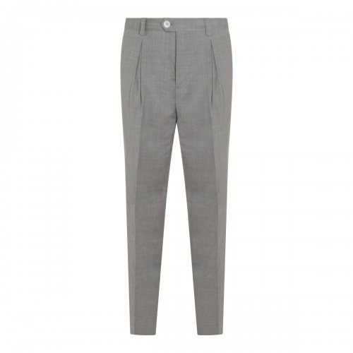 GREY WOOL PANTS