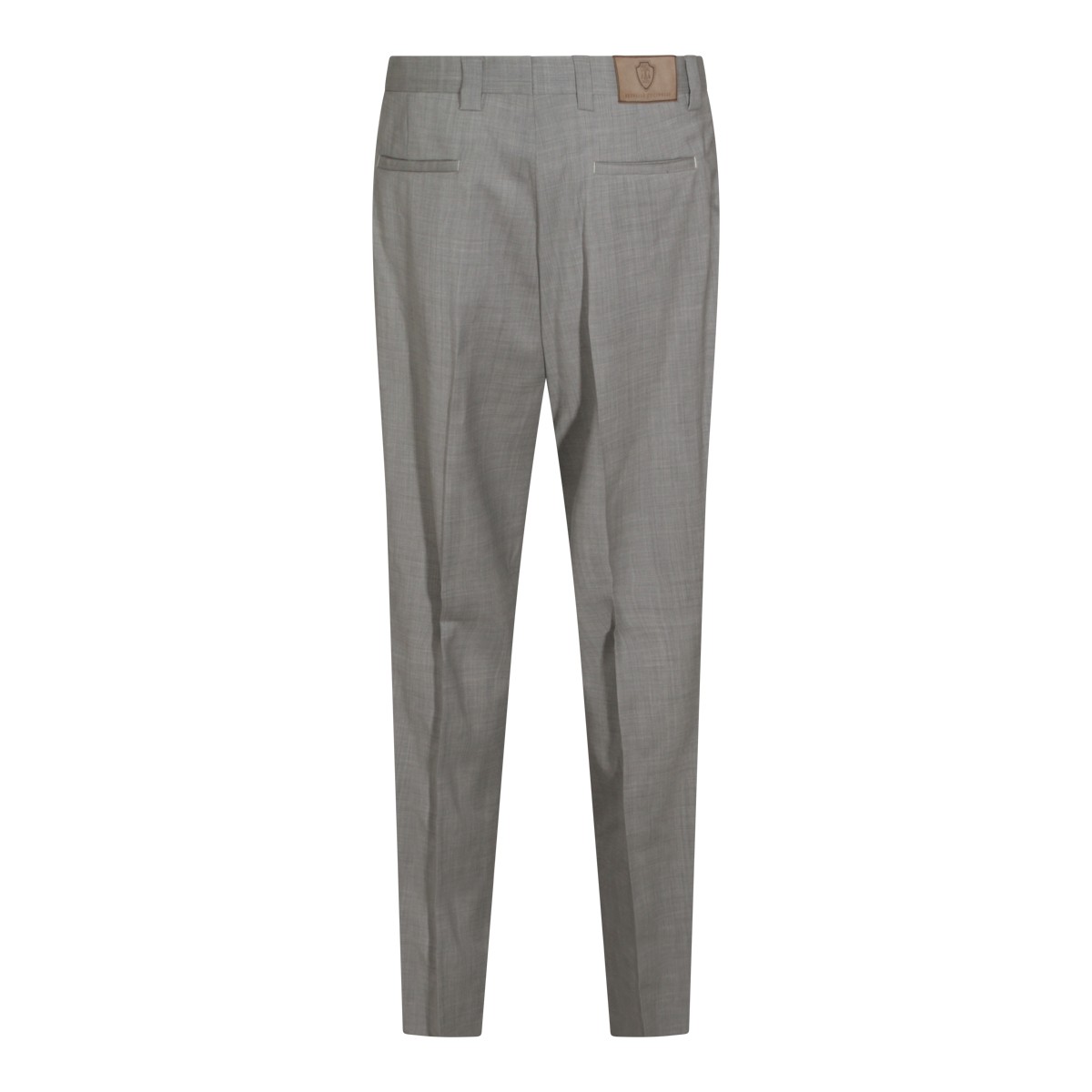 GREY WOOL PANTS