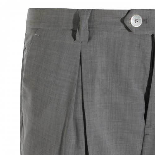 GREY WOOL PANTS