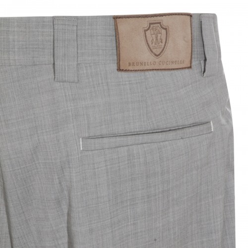 GREY WOOL PANTS