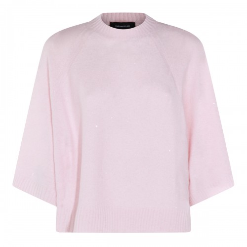 PINK WOOL T-SHIRT