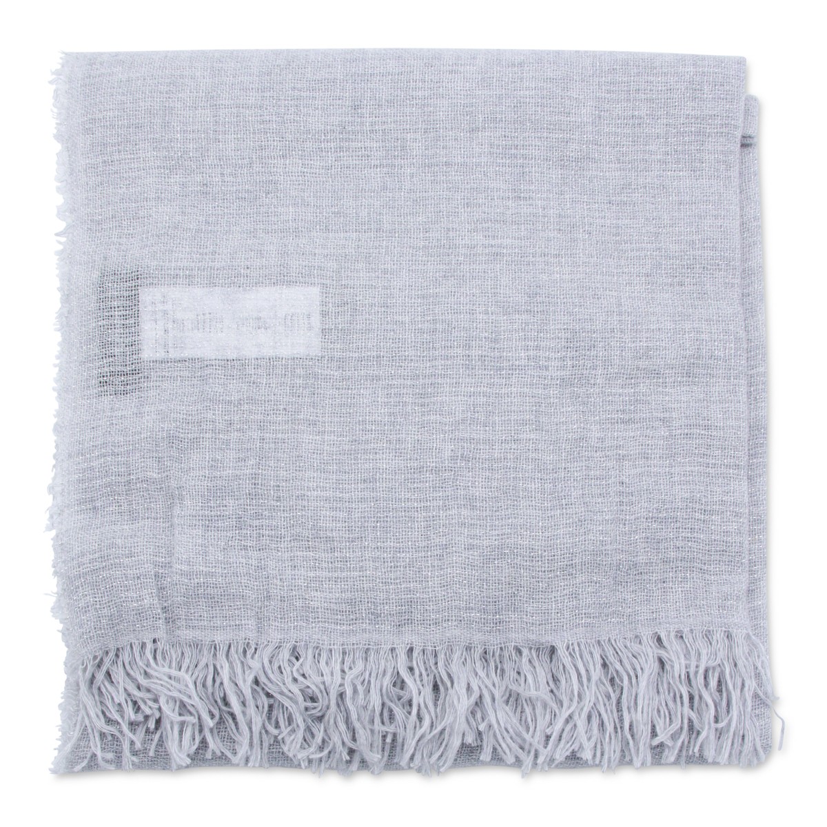 GREY WOOL SCARF