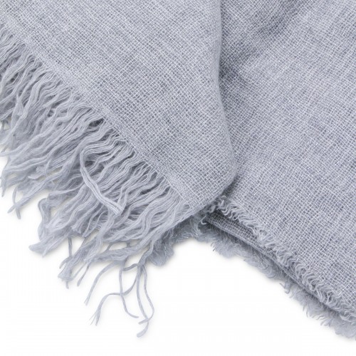 GREY WOOL SCARF 2