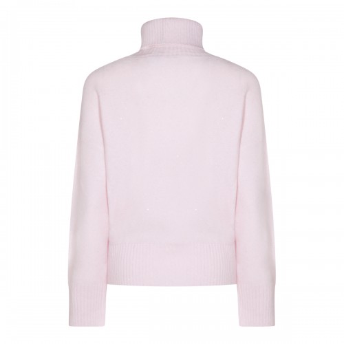 LIGHT PINK WOOL KNITWEAR