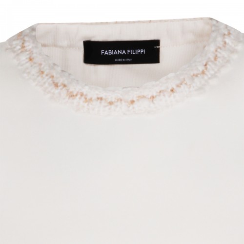 WHITE COTTON T-SHIRT