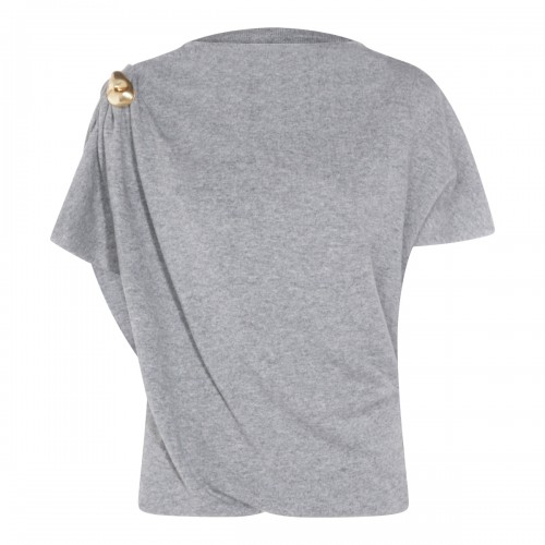 GREY WOOL KNITWEAR