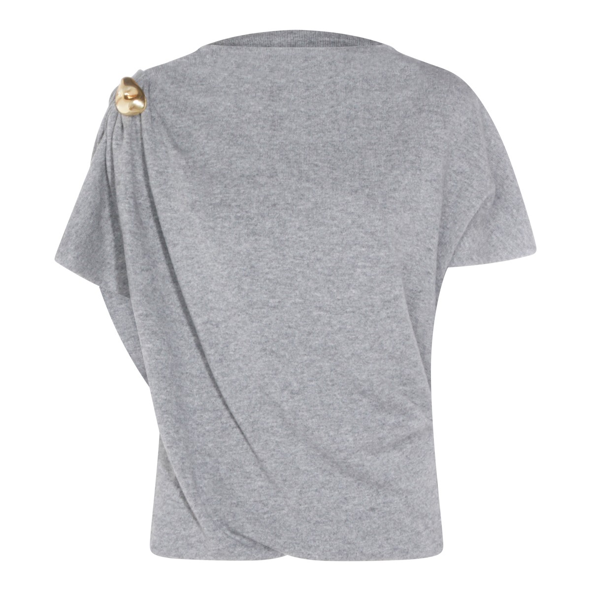 GREY WOOL KNITWEAR