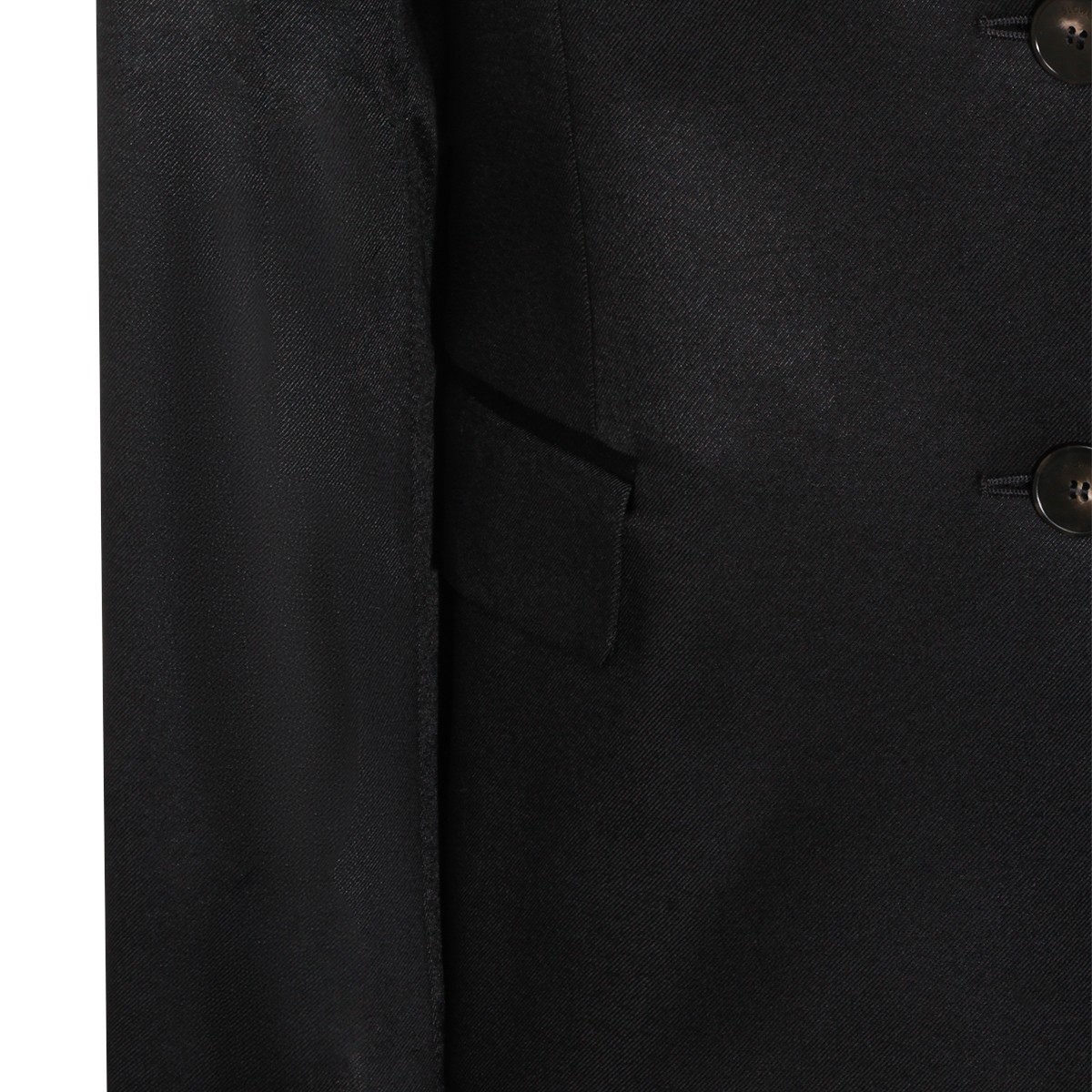 BLACK VISCOSE BLAZER BLACK VISCOSE BLAZER