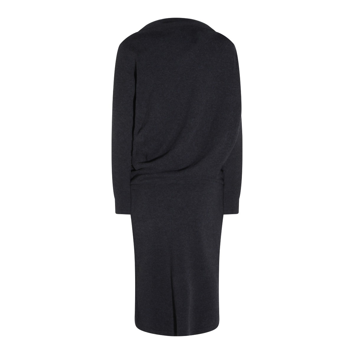 BLUE WOOL DRESS BLUE WOOL DRESS