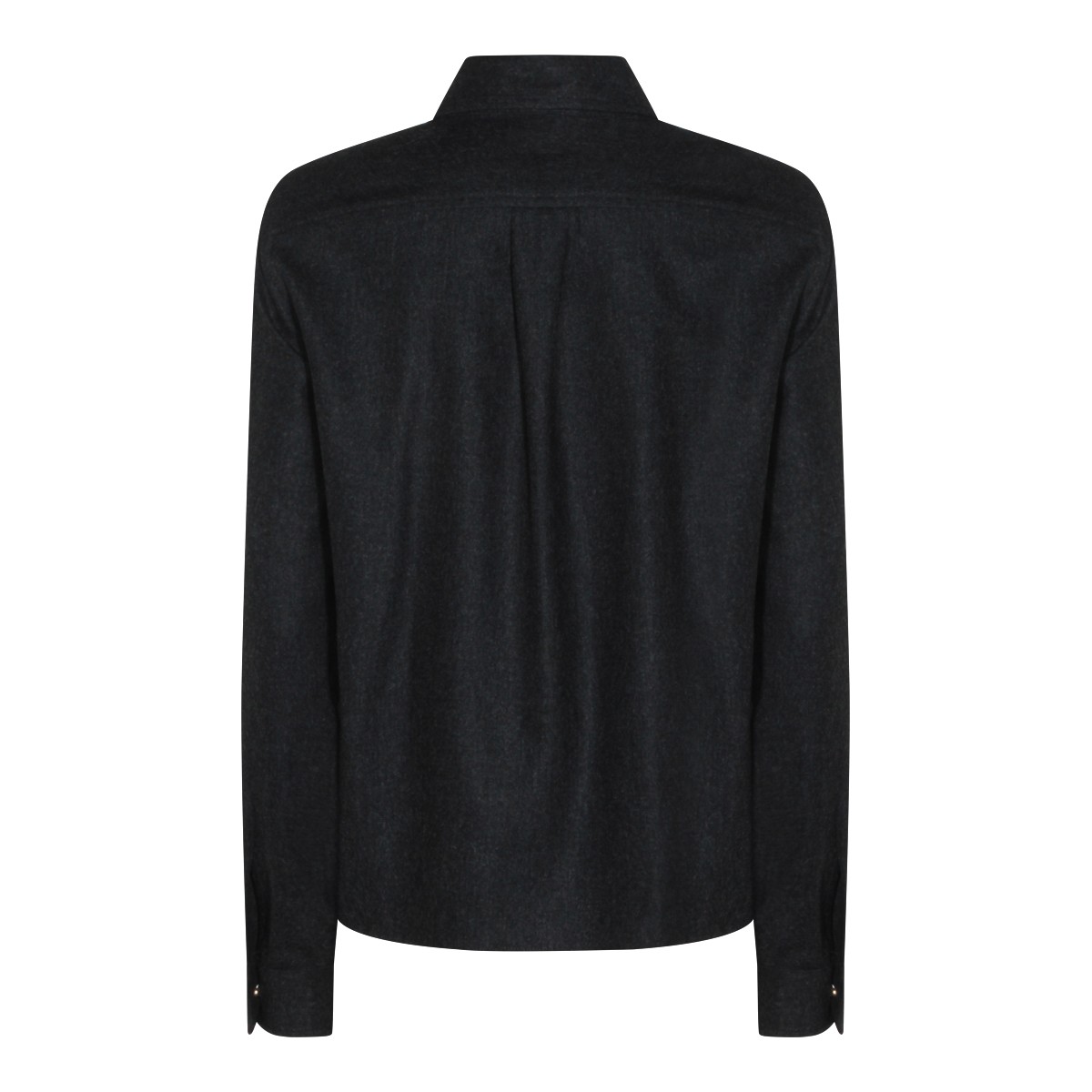 DARK GREY WOOL SHIRT DARK GREY WOOL SHIRT