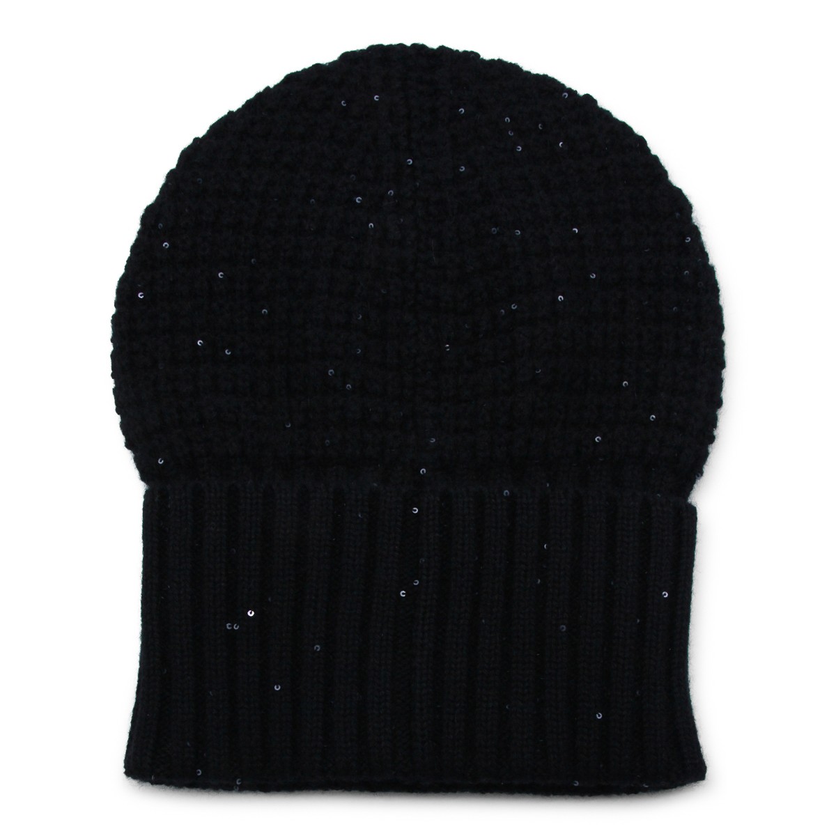 BLACK WOOL BEANIE BLACK WOOL BEANIE