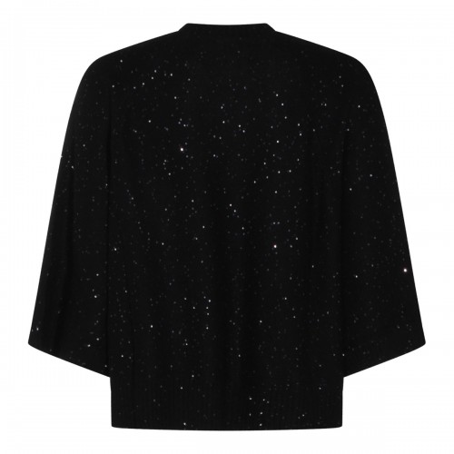 BLACK WOOL T-SHIRT