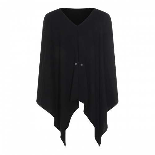 BLACK WOOL KNITWEAR