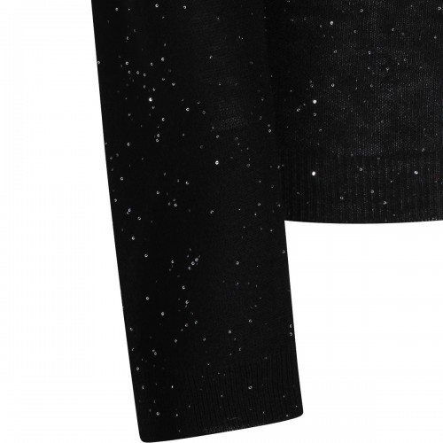 BLACK WOOL KNITWEAR