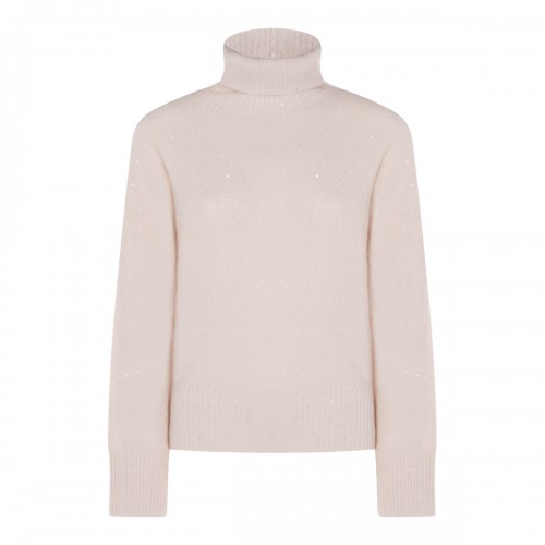 BEIGE WOOL KNITWEAR