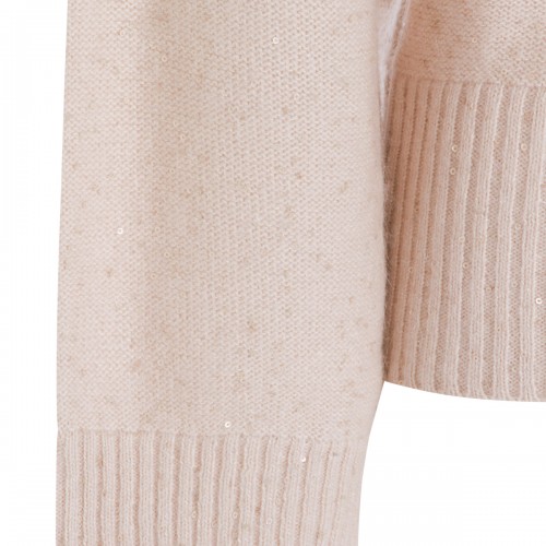 BEIGE WOOL KNITWEAR