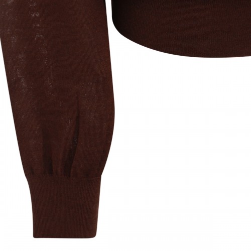 BROWN CASHMERE KNITWEAR