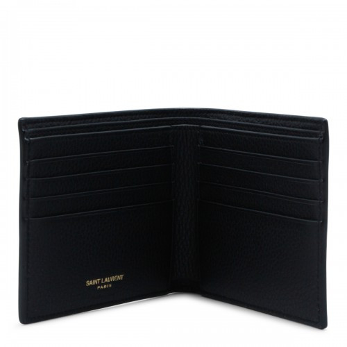 BLACK LEATHER WALLET