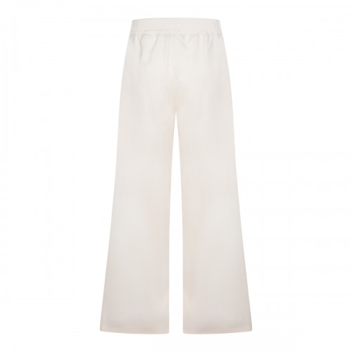 WHITE WOOL PANTS