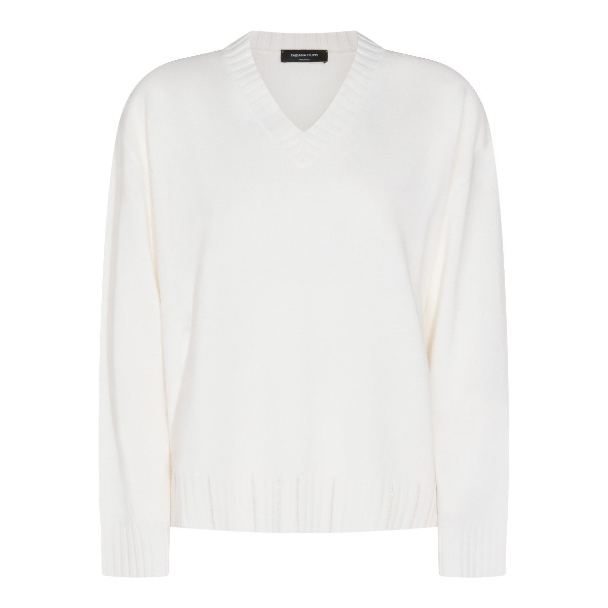WHITE COTTON KNITWEAR