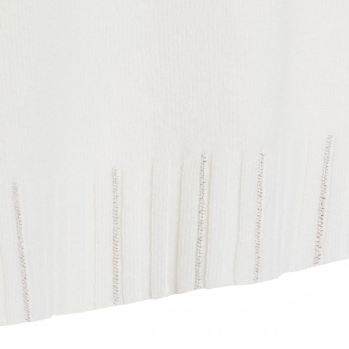 WHITE COTTON KNITWEAR