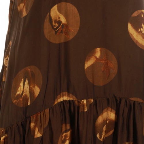 BLACK VISCOSE DRESS