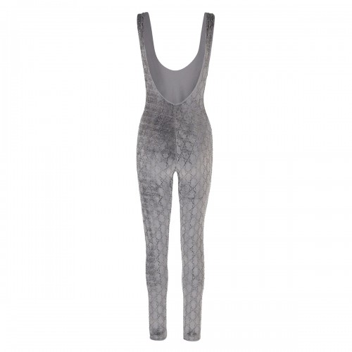 GREY VISCOSE JUMPSUIT