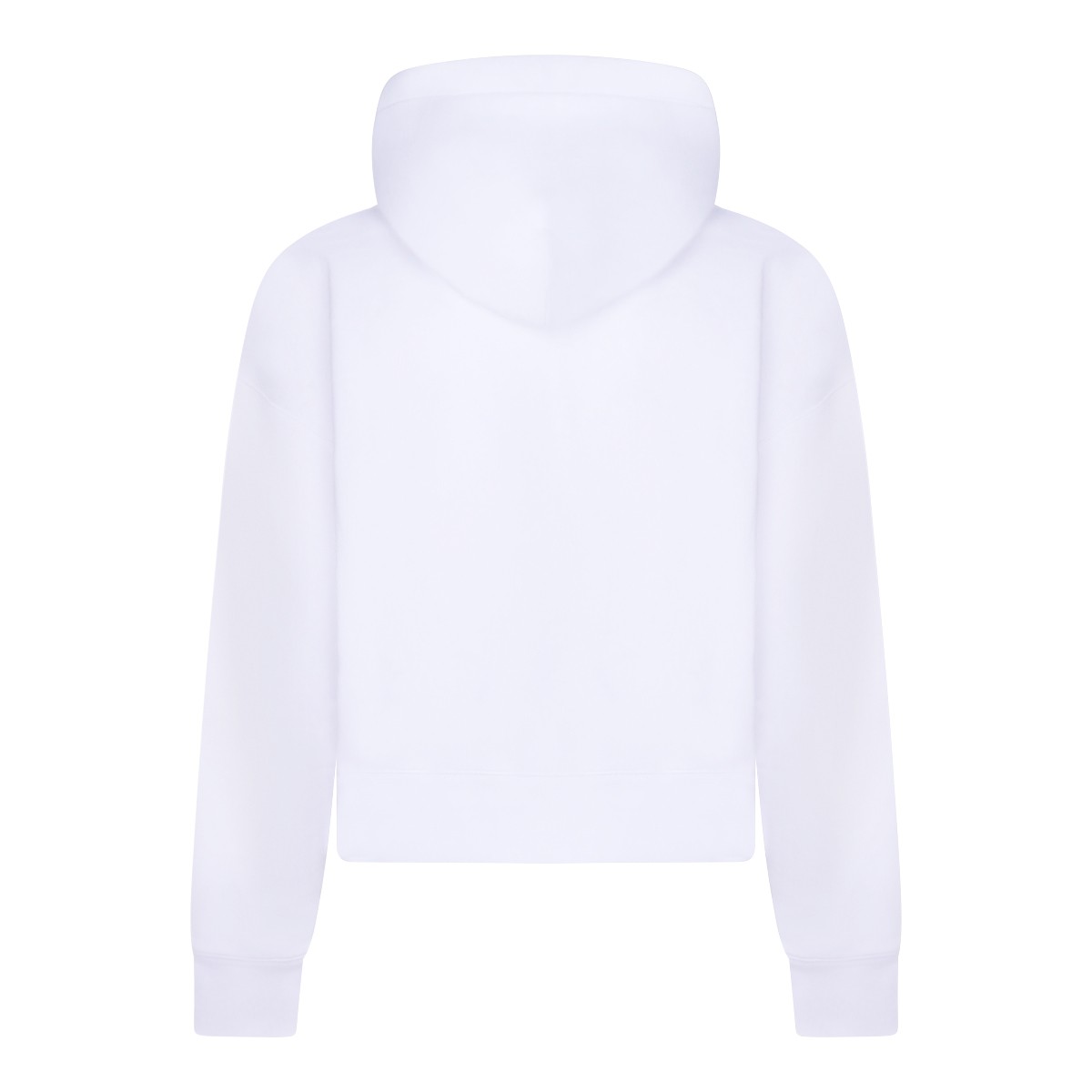 WHITE COTTON SWEATSHIRT WHITE COTTON SWEATSHIRT