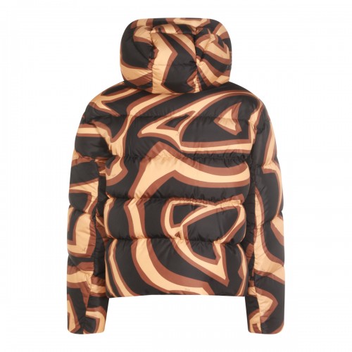 BLACK AND GOLD DOWN JACKET
