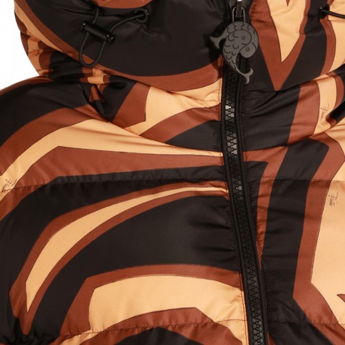 BLACK AND GOLD DOWN JACKET