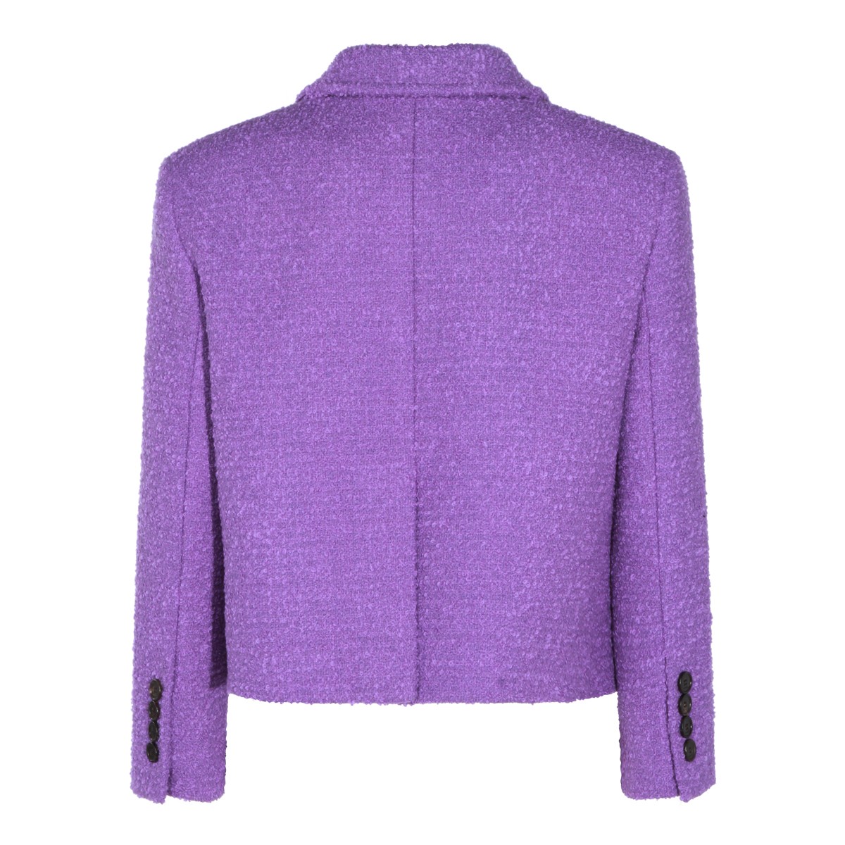 PURPLE COTTON CASUAL JACKET