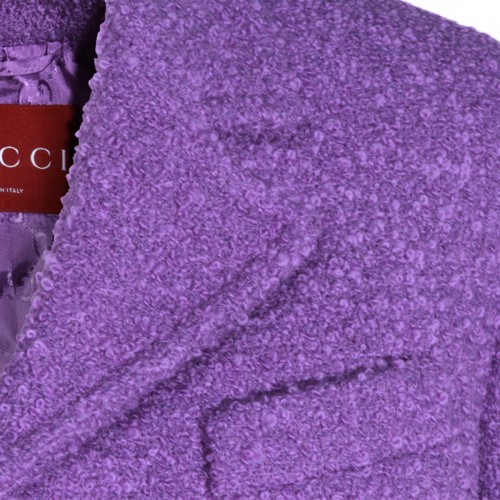PURPLE COTTON CASUAL JACKET