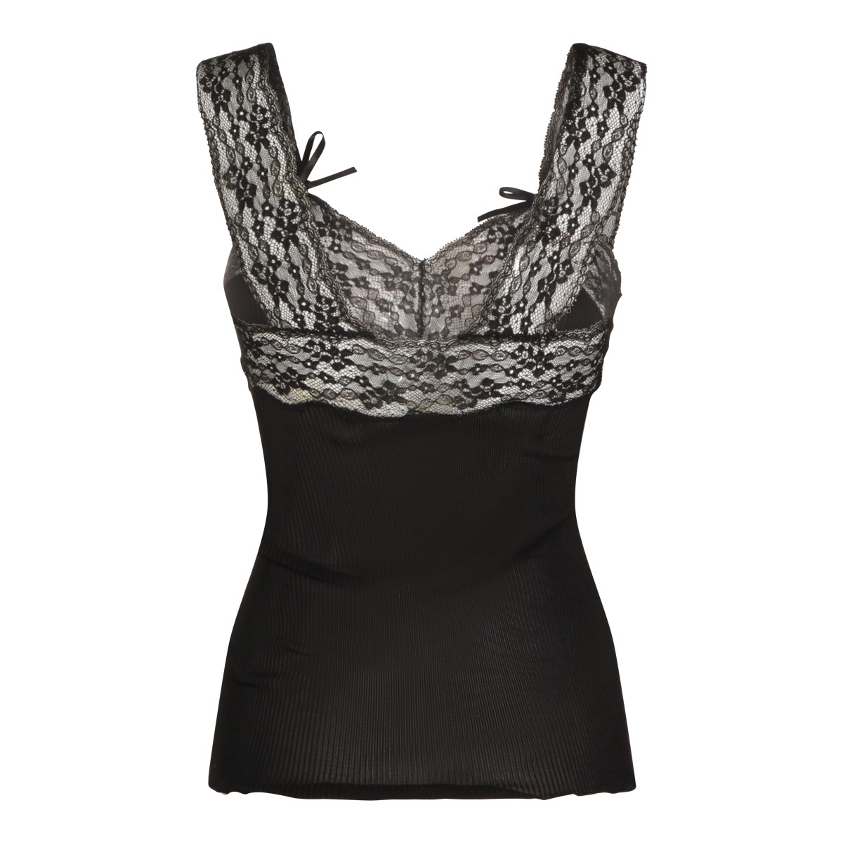 BLACK SILK TOP BLACK SILK TOP