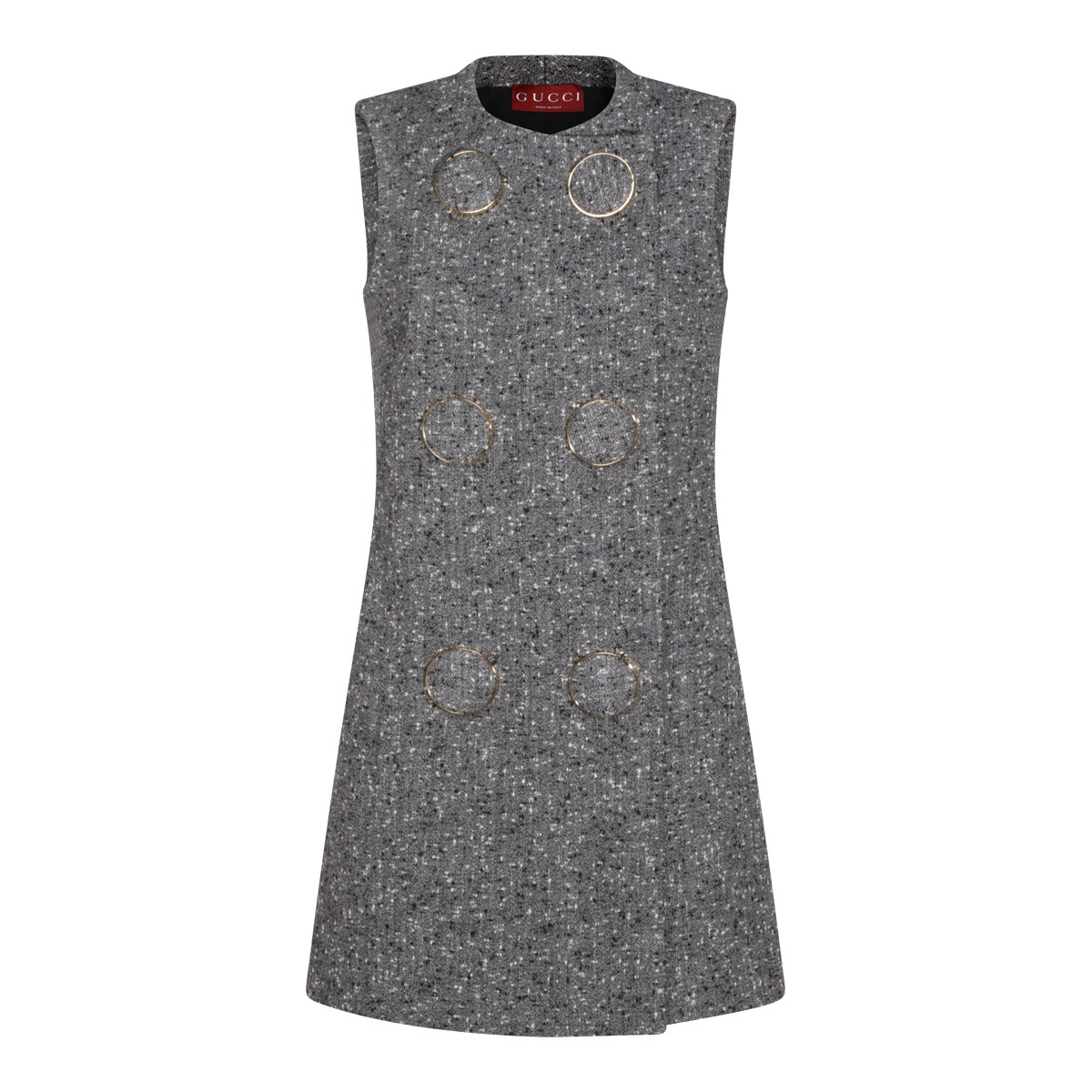 GREY WOOL DRESS