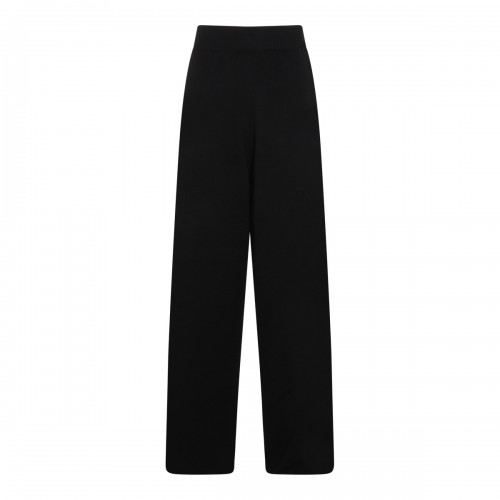 BLACK WOOL PANTS