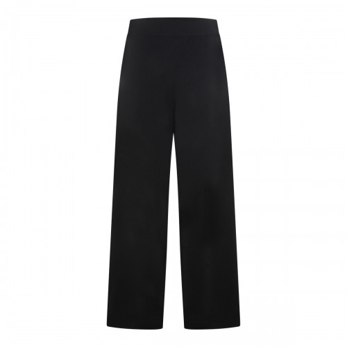 BLACK WOOL PANTS
