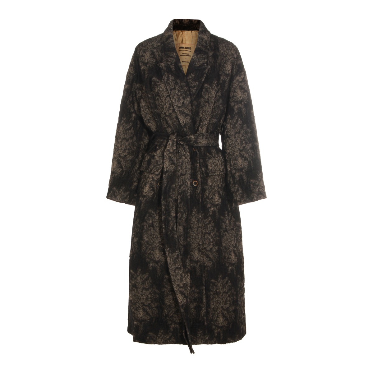 BLACK WOOL COAT