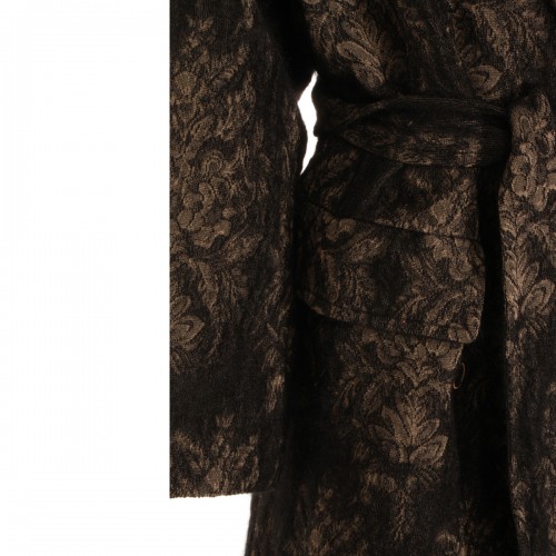 BLACK WOOL COAT