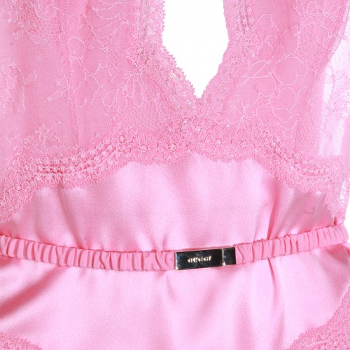 PINK SILK DRESS