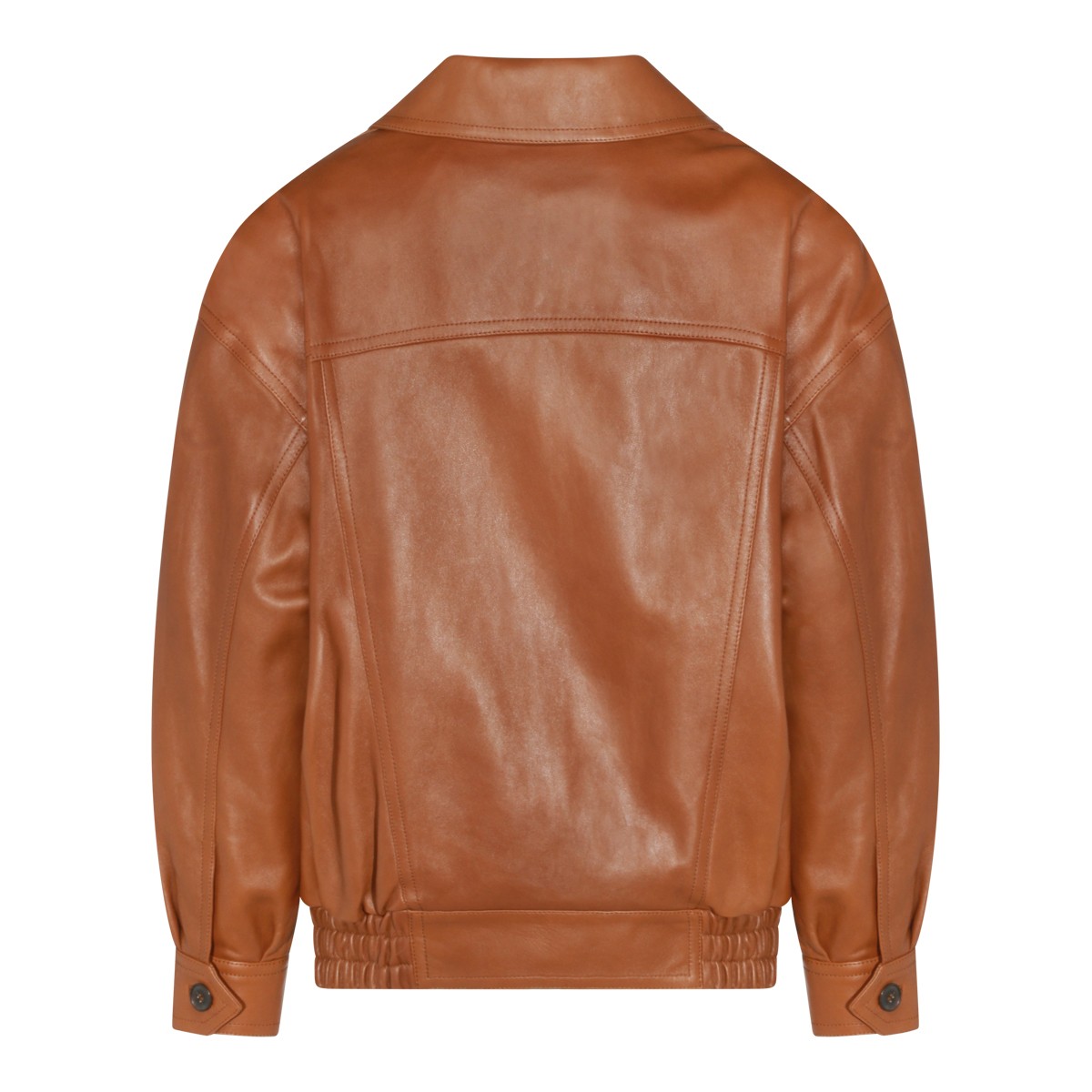 BROWN LEATHER JACKET