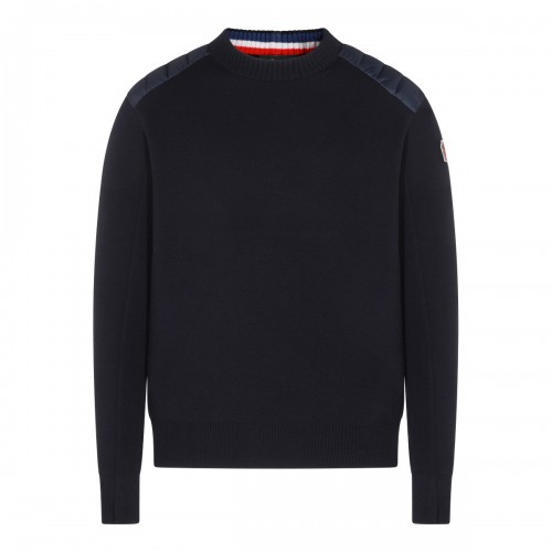 NAVY WOOL KNITWEAR