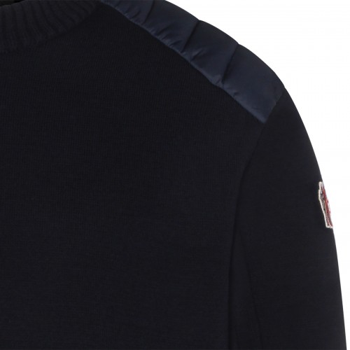 NAVY WOOL KNITWEAR