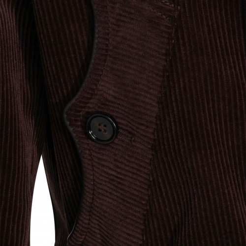 DARK BROWN COTTON EASTWOOD TRENCH COAT