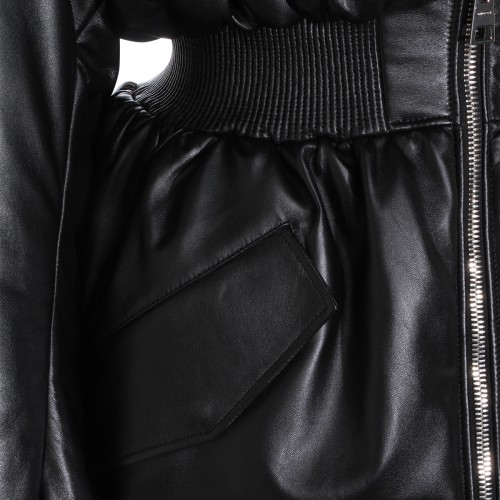BLACK LEATHER JACKET